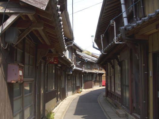神浦の街並み